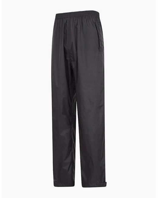 Mountain Warehouse Blue Pakka Waterproof Over Trousers for men
