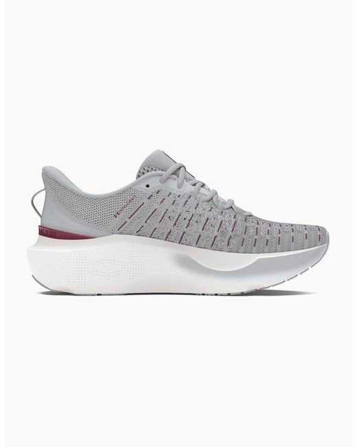 Under Armour Gray Infinite Elite Running Shoes for men