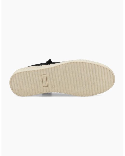 Hush Puppies Black Tara Suede Trainer Casual Trainers