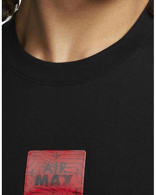 Nike Air Max Black Sportswear Graphic Logo T Shirt for men