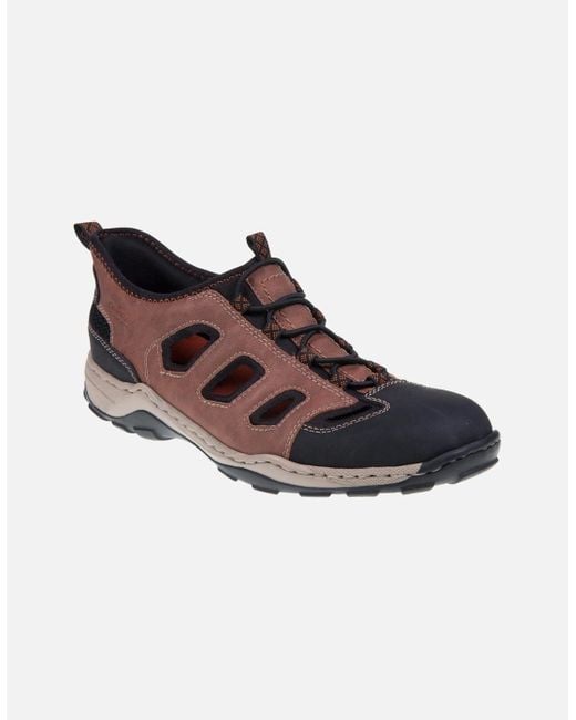 Rieker Brown 08078-24 Covered Toe Sandal for men