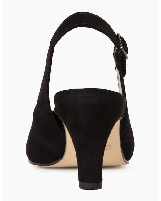 Gabor Black Lazona Court Shoes