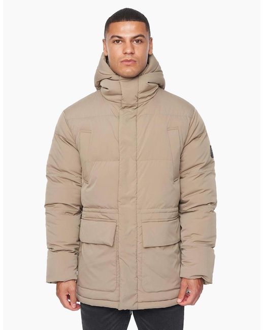 Duck and Cover Natural Duck And Cover Fletchley Puffer Jacket for men