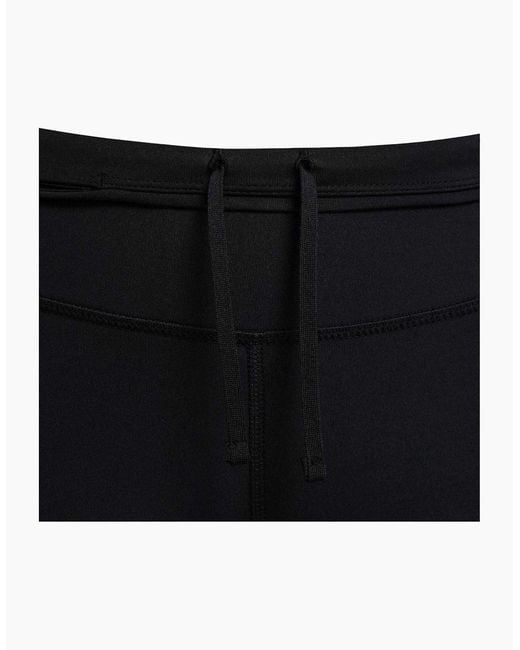 Nike Black Ladies Mid Rise Running Leggings