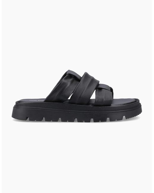 Hush Puppies Black Loretta Mules