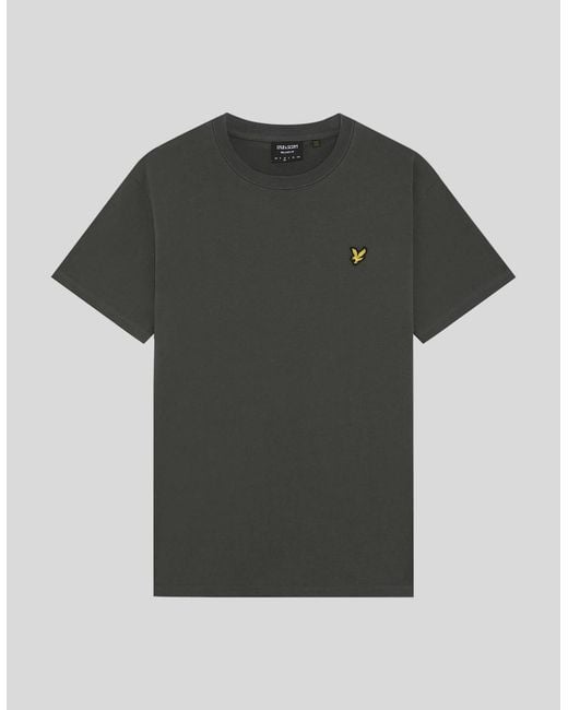 Lyle & Scott Green Heavyweight Cotton T-Shirt for men