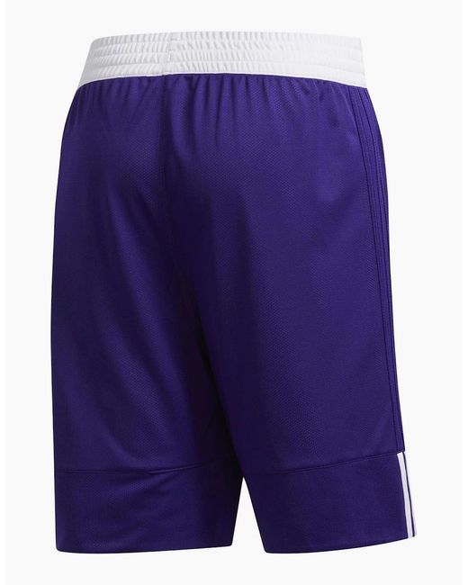 Adidas Blue Spee Rev Shr Basketball Shorts for men