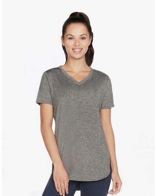 Skechers Gray W1Ts336/Blk Diamond Blissful Knit Tunic Bold
