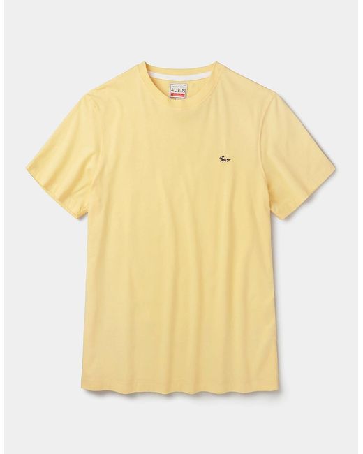 aubi Blue Organic Cotton T-Shirt for men