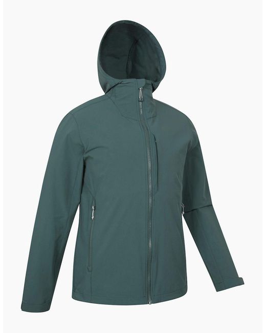 Mountain Warehouse Green Retreat Packable Soft Shell Jacket for men