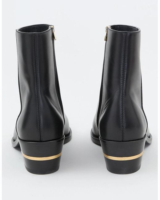 Amiri Black Leather Ma Pointy Boot for men