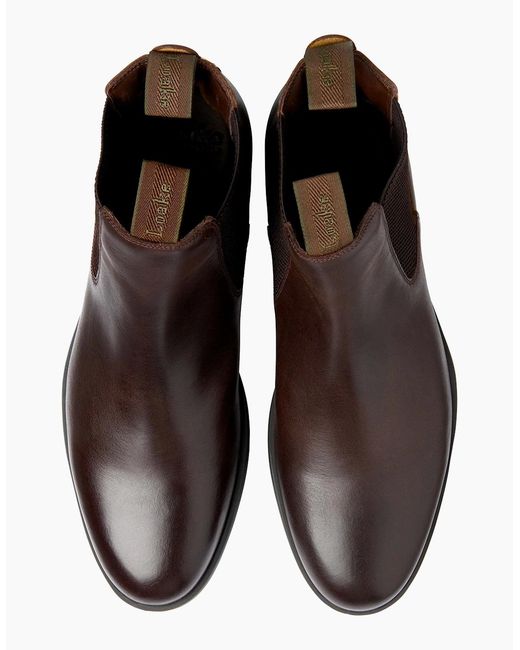 Loake Brown Conrad Chelsea Boot Dark for men