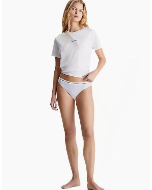 Calvin Klein Black 3-Pack Modern Logo Bikini Briefs