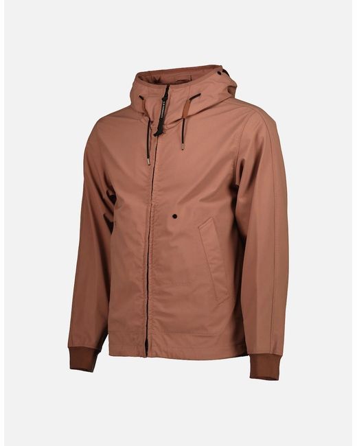 C P Company Brown Gd Shell Goggle Jacket for men