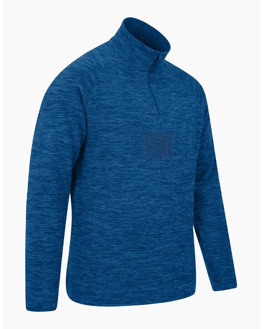 Mountain Warehouse Red Snowdon Ii Fleece Top for men