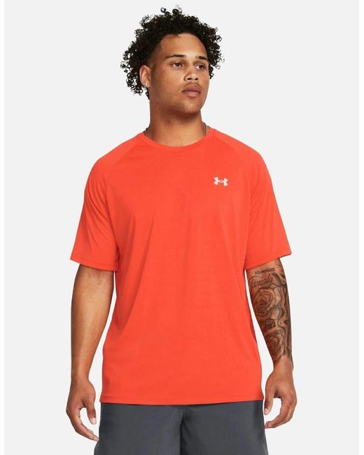Under Armour Red Tech Reflective T-Shirt for men