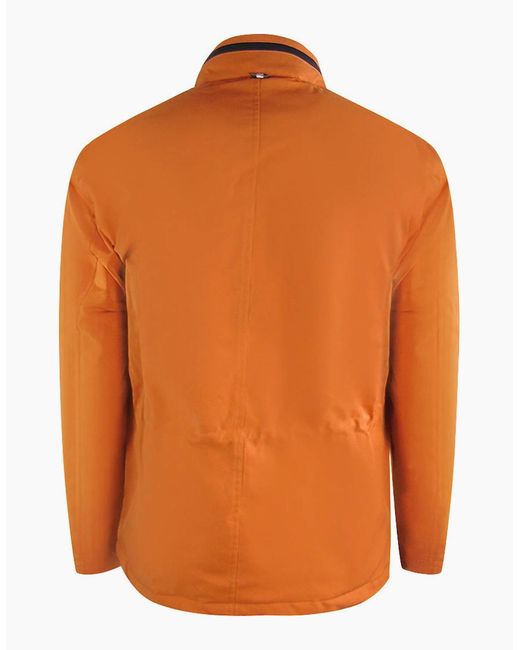 Aquascutum Orange Active Field Jacket Rust Jacket for men