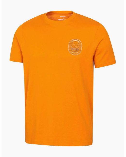 Mountain Warehouse Orange Adventure Awaits T-Shirt for men