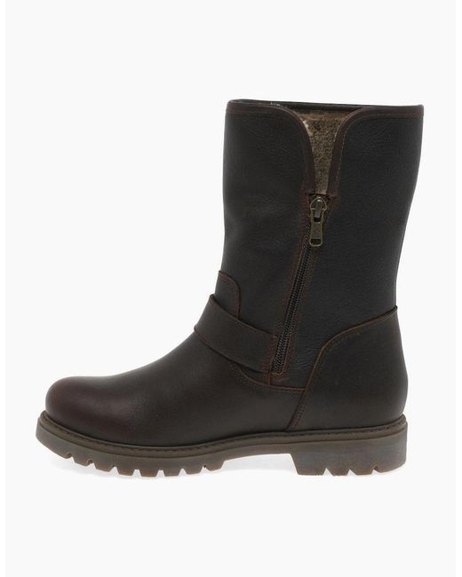 Panama Jack Black Singapur B23 Biker Ankle Boots