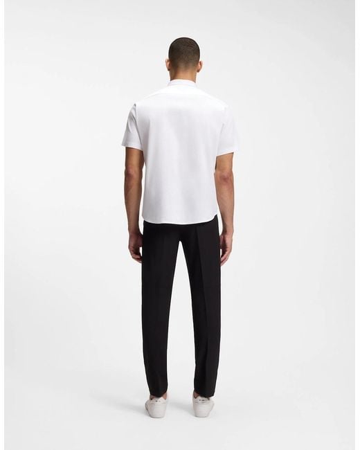 Boss White Boss St_Motion Short Sleeve Shirt for men