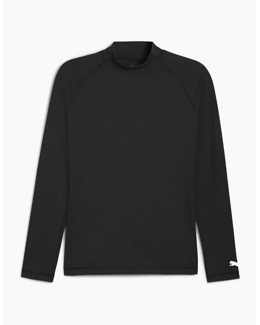 PUMA Black Cloudspun Tech Baselayer Top for men