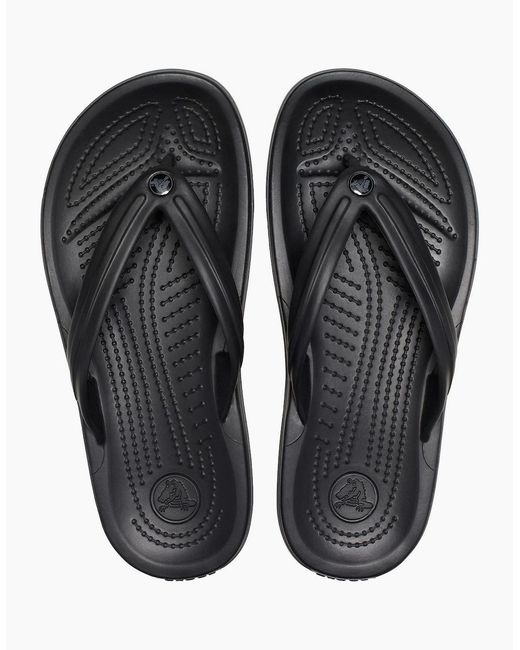 CROCSTM Black Crocband Flip Rubber/Slate Flip Flops for men