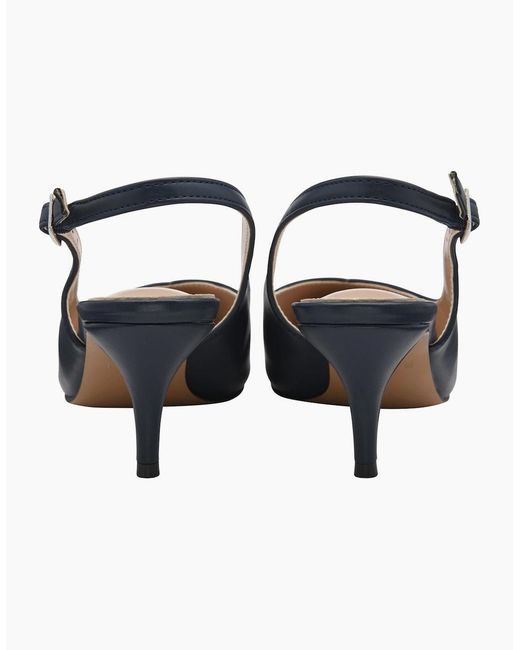 Ravel Blue Foston Slingback Court Shoes