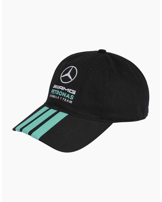 Adidas Black Dna 3S Logo Embroidered Dad Cap for men