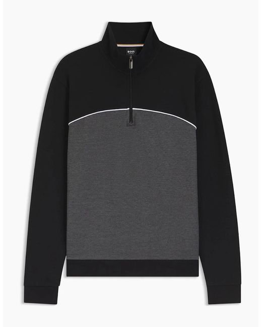 Boss Black Tracksuit Quarter Jacket 10269555 for men
