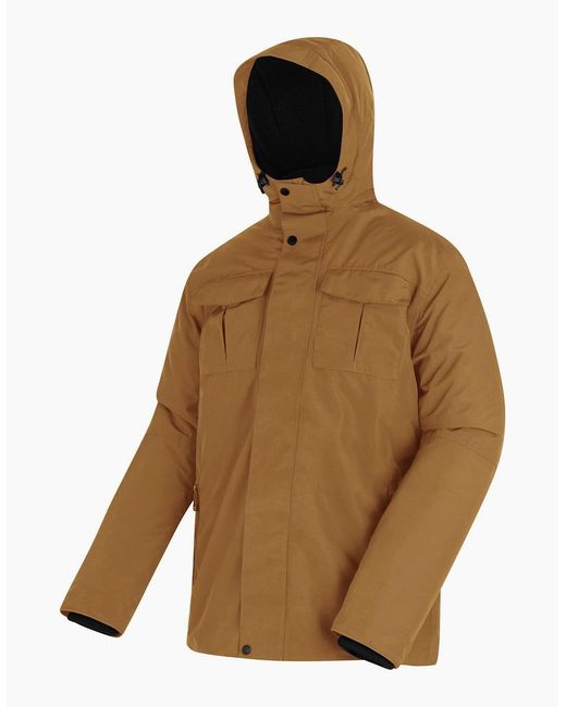 Regatta Brown Eamont Insulated Waterproof Jacket for men