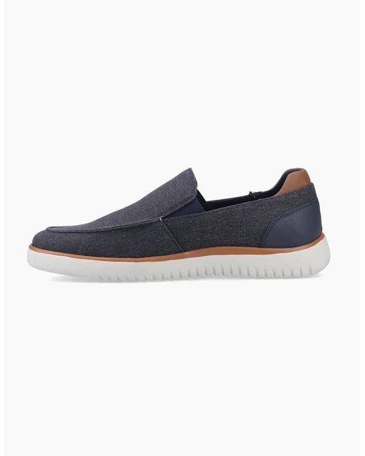 Hush Puppies Blue Damon Slip On Casual Shoes for men
