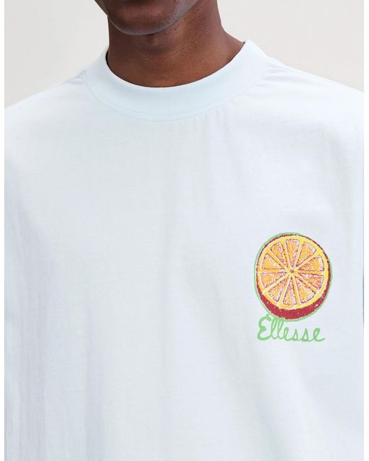 Ellesse White The Citrus Tee for men