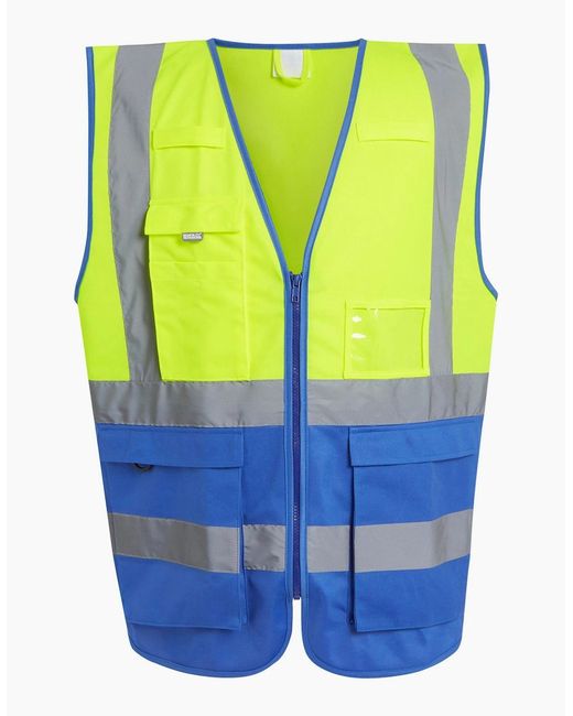 Regatta Blue Professional Hi-Vis Vest for men