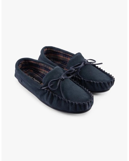 Hush Puppies Blue Clyde Slippers for men