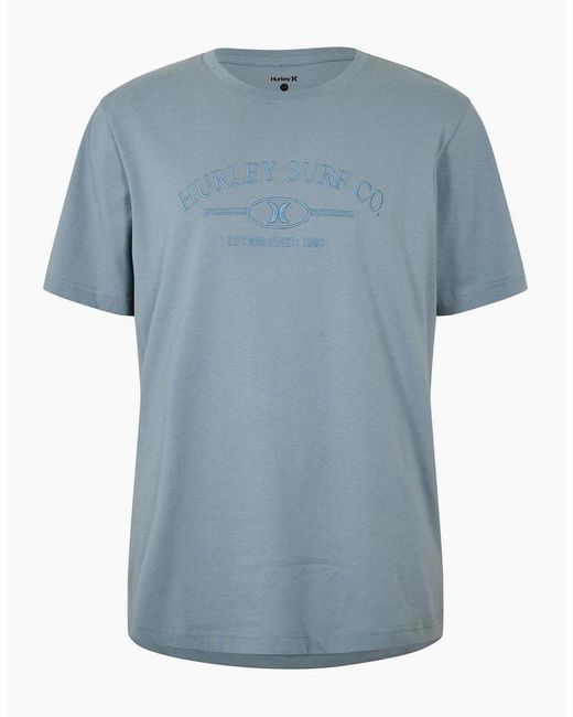 Hurley Blue Surf Co Ss T for men