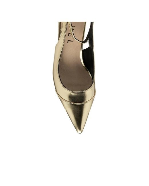 Ravel Metallic Catrine Slingback Court Shoes