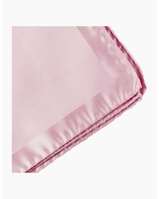McQueen Pink Pocket Square for men
