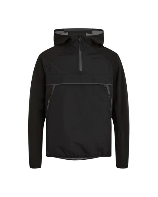 Belstaff Black Airside Half-Zip Pullover Jacket for men