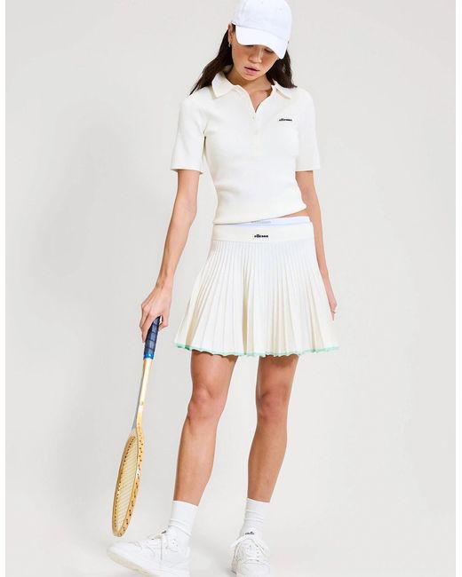 Ellesse White The Umpire Polo