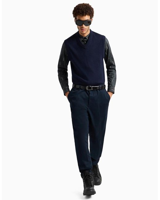 ARMANI EXCHANGE Blue Chino Pant Dark for men