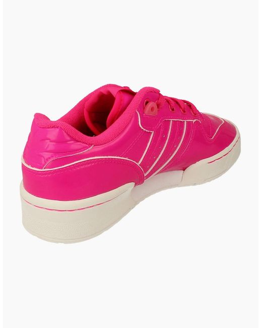 Adidas Pink Originals Rivalry Low Trainers Sneakers Eh2186