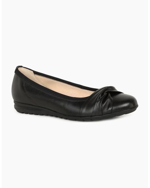 Gabor Black Scene Ballet Pumps