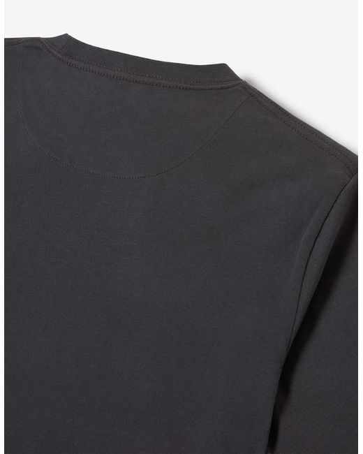 Oliver Sweeney Black Lightweight 170Gsm Cotton Jersey Tee for men