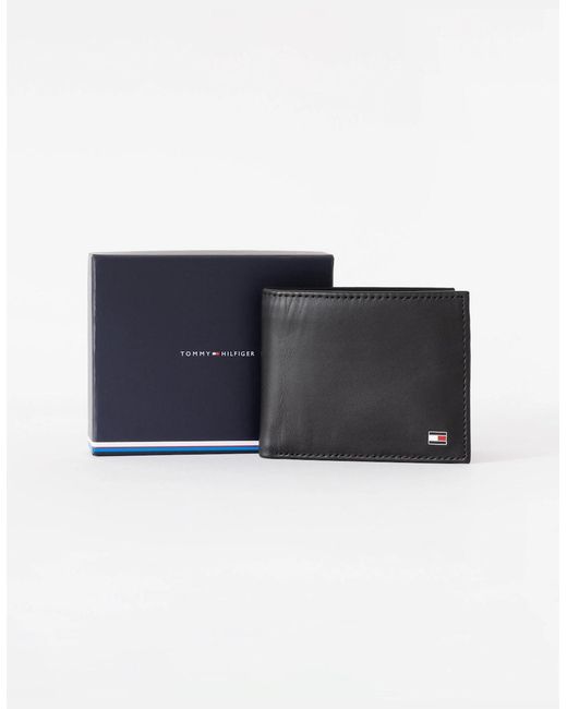 Tommy Hilfiger Black Eton Mini Cc Wallet for men