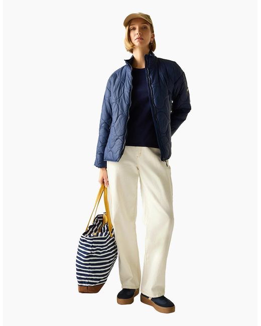 Regatta Blue Ladies Carlotte Quilted Padded Jacket