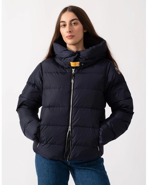 Parajumpers Blue Jinny Hooded Down Jacket