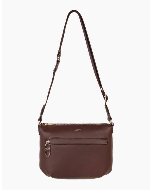 David Jones Brown Normandy Messenger Bag