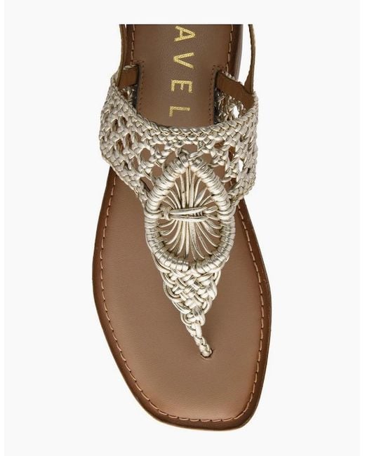 Ravel White Roxby Toe Post Sandals