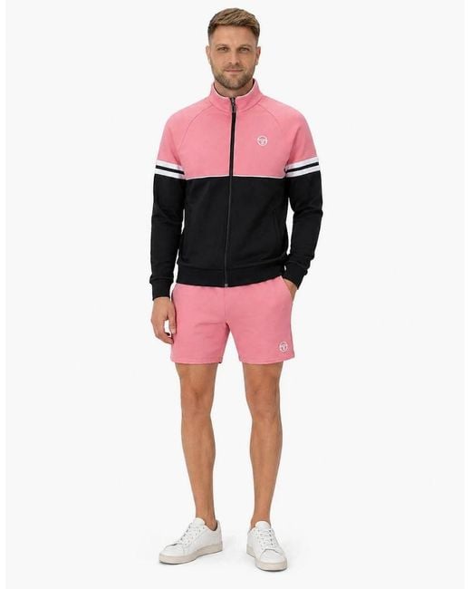 Sergio Tacchini Pink Orion Track Top Jacket Geranium for men