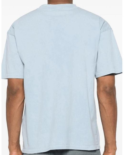 Represent Blue Western Initial Oversized Sky T-Shirt for men